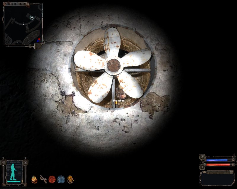 Artifact behind fan (Click image or link to go back)