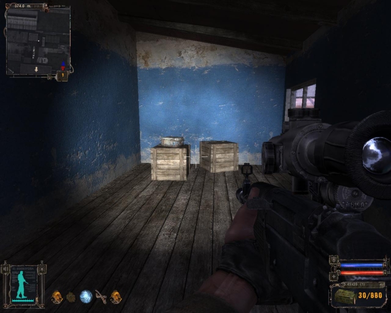 Crates and metal box (Click image or link to go back)