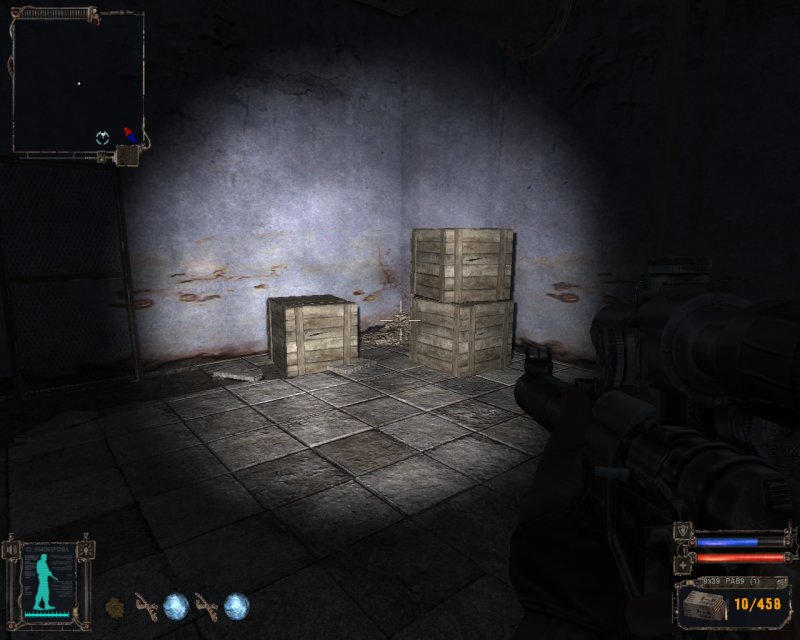 Wooden crates in corner (Click image or link to go back)