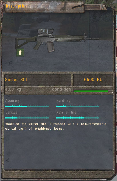 Sniper SGI (Click image or link to go back)