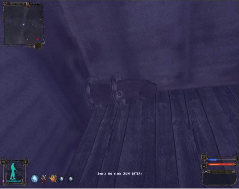 Stash: Train car above the bridge (Click image or link to go back)